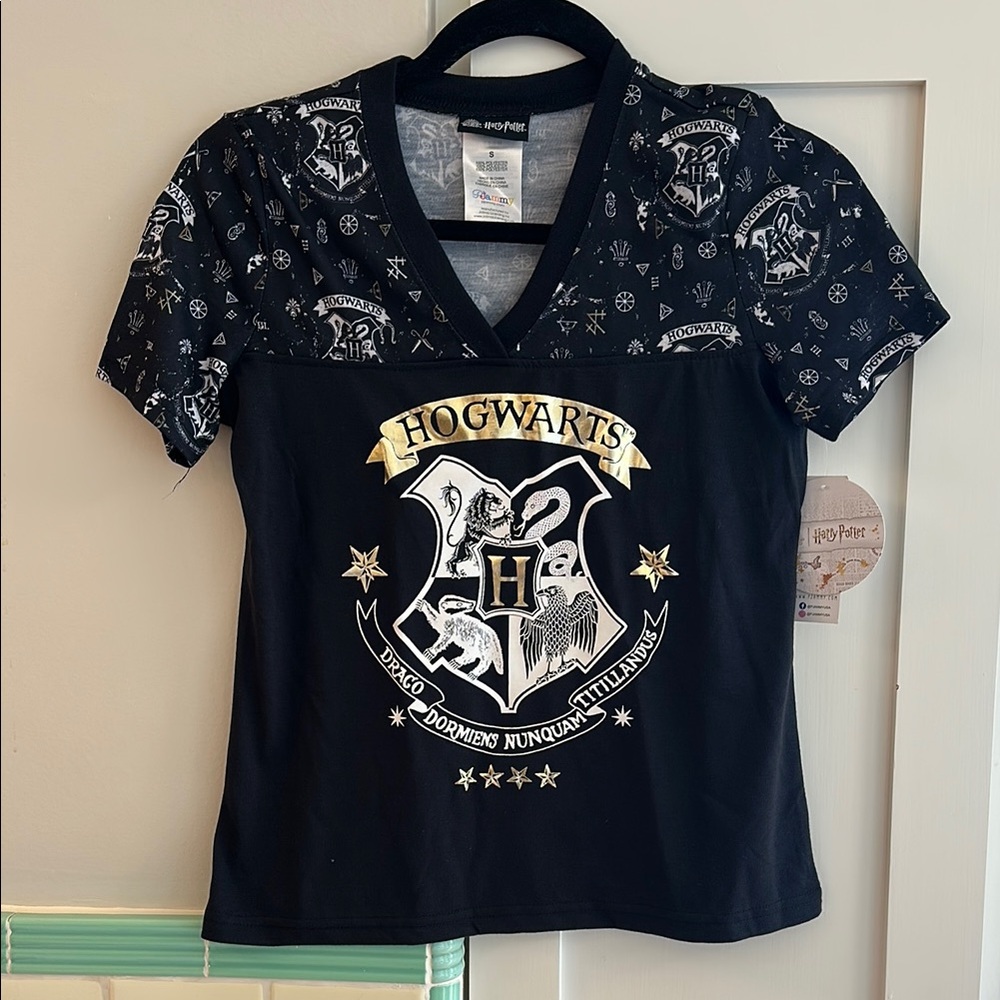 PJammy Harry Potter Hogwarts pajamas.